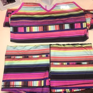 Fila workout outfit (tank and shorts included)